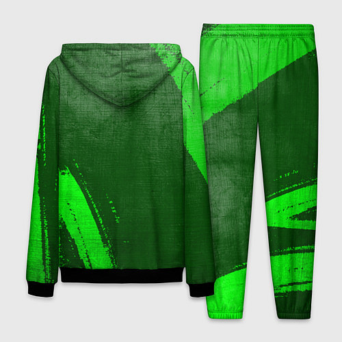 Мужской костюм Twenty One Pilots - green gradient вертикально / 3D-Черный – фото 2