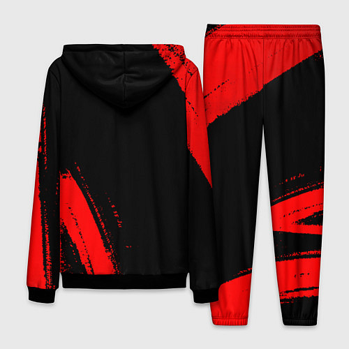 Мужской костюм Twenty One Pilots - red gradient вертикально / 3D-Черный – фото 2