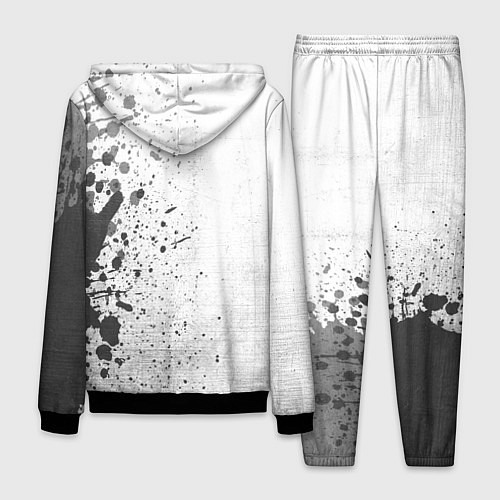 Мужской костюм Powerwolf - white gradient по-вертикали / 3D-Черный – фото 2