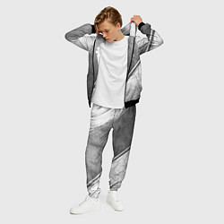 Костюм мужской Red Hot Chili Peppers - grey gradient вертикально, цвет: 3D-черный — фото 2