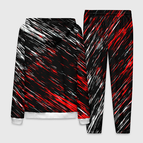 Мужской костюм Monster energy полосы красок / 3D-Белый – фото 2