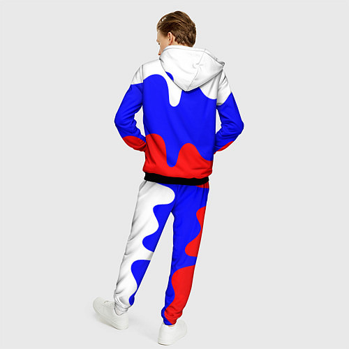 Мужской костюм Патриот - флаг / 3D-Черный – фото 4