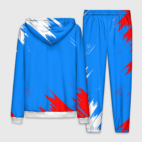 Мужской костюм Патриот Россия - флаг / 3D-Белый – фото 2