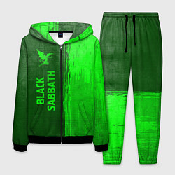 Костюм мужской Black Sabbath - green gradient по-вертикали, цвет: 3D-черный