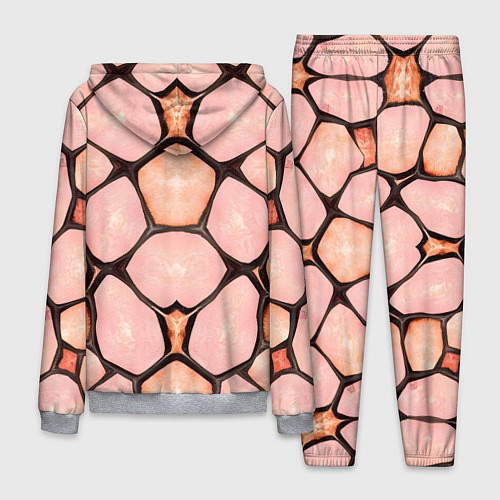 Мужской костюм Розовые пятна жирафа / 3D-Меланж – фото 2