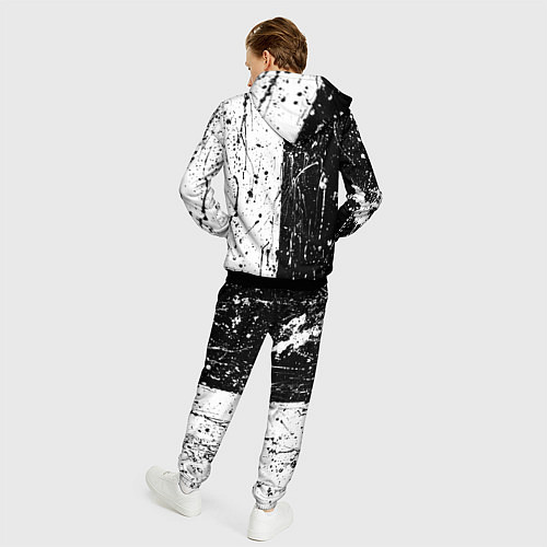 Мужской костюм Антиматерия подтеки / 3D-Черный – фото 4