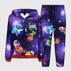 Костюм мужской Among Us космос, цвет: 3D-красный