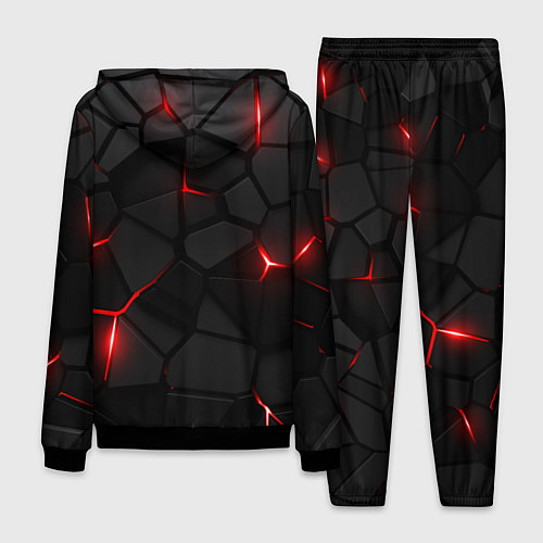 Мужской костюм Нью Джерси Девилз - плиты с подсветкой / 3D-Черный – фото 2