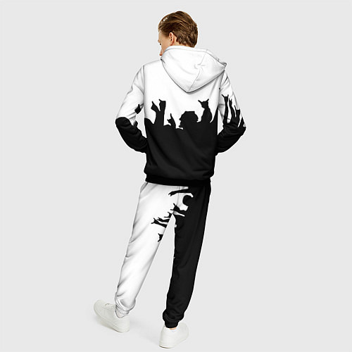 Мужской костюм Monster energy rock black / 3D-Черный – фото 4