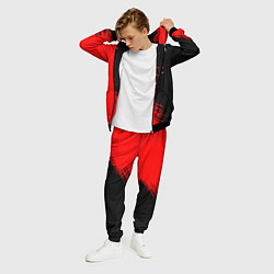 Костюм мужской Umbrella Corp - red and black, цвет: 3D-черный — фото 2