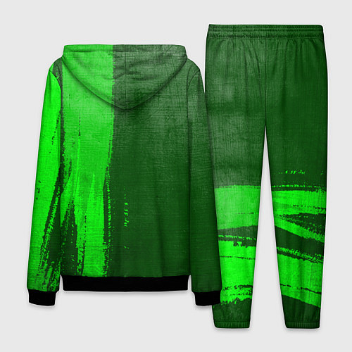 Мужской костюм FNAF - green gradient по-вертикали / 3D-Черный – фото 2