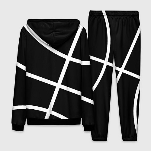 Мужской костюм Даллас Маверикс - текстура черного мяча / 3D-Черный – фото 2