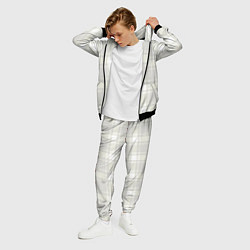 Костюм мужской Checked white completely, цвет: 3D-черный — фото 2