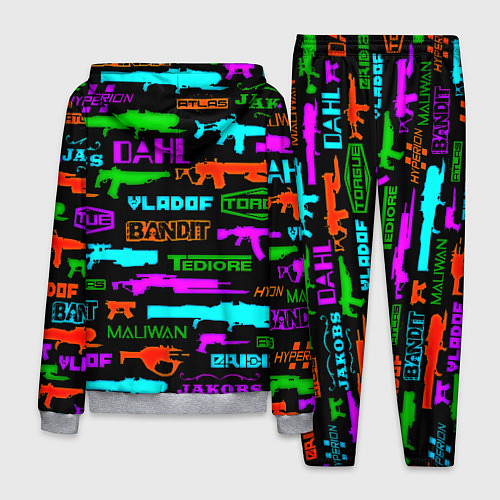 Мужской костюм Doom шутер паттерн / 3D-Меланж – фото 2