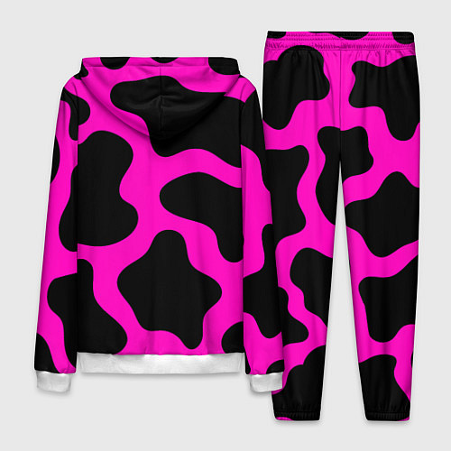 Мужской костюм Розовая коровья расцветка / 3D-Белый – фото 2