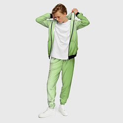 Костюм мужской Градиент нежно-зеленый, цвет: 3D-черный — фото 2