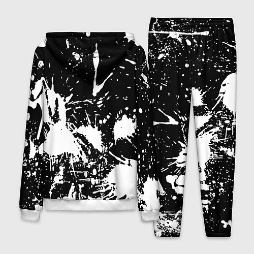 Мужской костюм Doom белые краски / 3D-Белый – фото 2