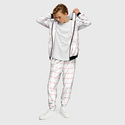 Костюм мужской Color white red crosses, цвет: 3D-черный — фото 2