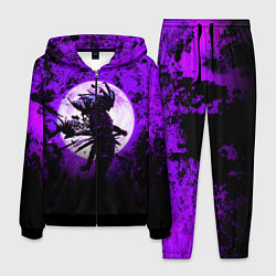 Костюм мужской Самурай при луне, цвет: 3D-черный
