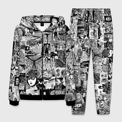 Костюм мужской Horror World of Junji Ito, цвет: 3D-черный