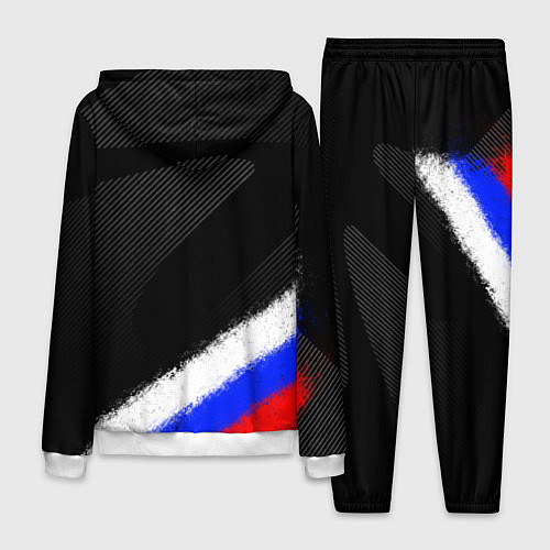 Мужской костюм Спортивный триколор России / 3D-Белый – фото 2