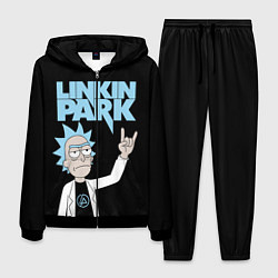 Костюм мужской Linkin Park и Рик Санчес из Рик и Морти, цвет: 3D-черный