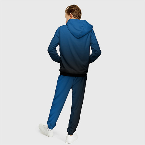 Мужской костюм Лазурит тёмно-синий / 3D-Черный – фото 4