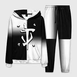 Мужской костюм Doom black geometry