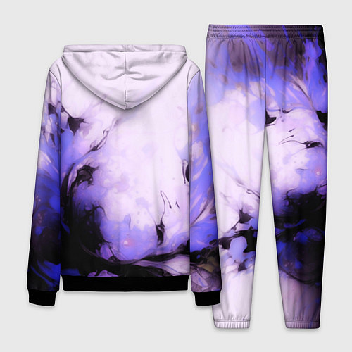 Мужской костюм Взрывной индиго светлый / 3D-Черный – фото 2