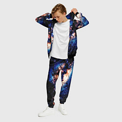 Костюм мужской Бесконечный космос и туманность, цвет: 3D-черный — фото 2