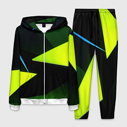 Костюм мужской Geometric shapes, цвет: 3D-белый