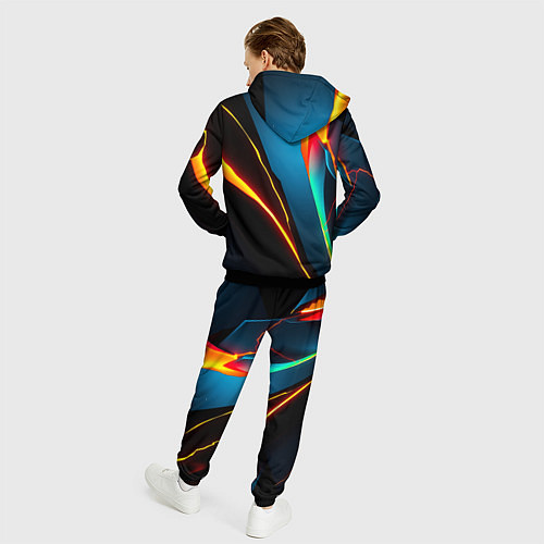 Мужской костюм Multicoloured neon / 3D-Черный – фото 4
