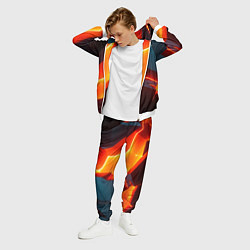 Костюм мужской Neon orange, цвет: 3D-белый — фото 2
