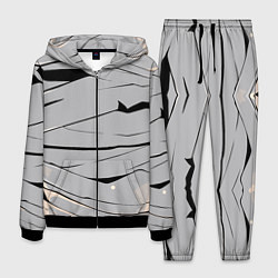 Костюм мужской Мумия бинты, цвет: 3D-черный