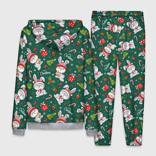 Мужской костюм Новогодние зайчики / 3D-Меланж – фото 2