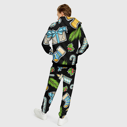 Мужской костюм Christmas soul / 3D-Черный – фото 4