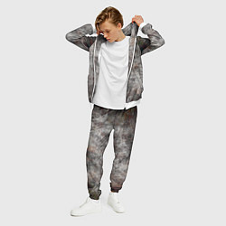 Костюм мужской Абстракция - gray stone, цвет: 3D-белый — фото 2