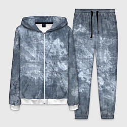 Костюм мужской Абстракция - gray-blue, цвет: 3D-белый