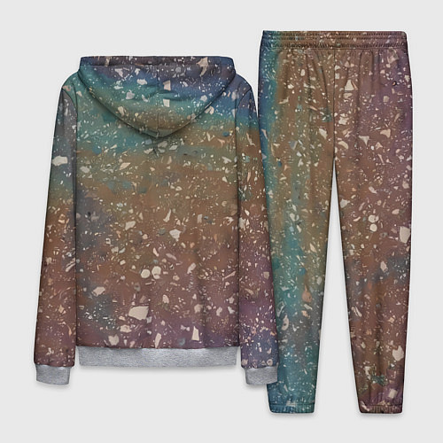 Мужской костюм Мокрый маслянный асфальт / 3D-Меланж – фото 2