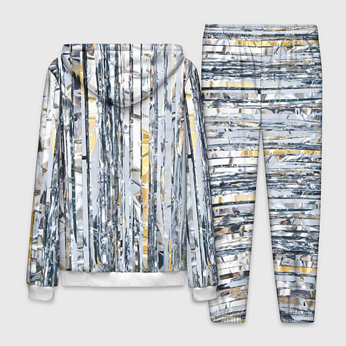 Мужской костюм Новогодний дождик / 3D-Белый – фото 2