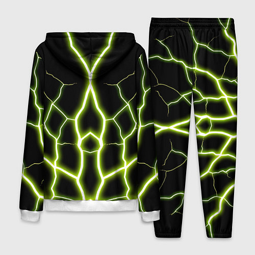 Мужской костюм Color green black / 3D-Белый – фото 2