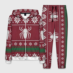 Костюм мужской Рождественский свитер Человека паука, цвет: 3D-белый