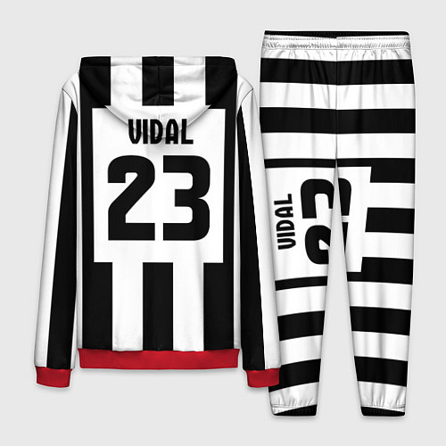 Мужской костюм Juventus: Vidal / 3D-Красный – фото 2