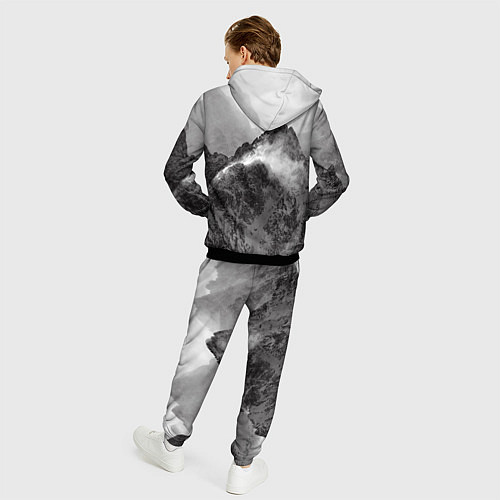 Мужской костюм Горы / 3D-Черный – фото 4