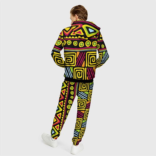 Мужской костюм Африка / 3D-Черный – фото 4