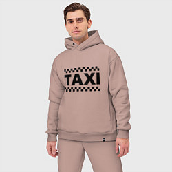 Мужской костюм оверсайз Taxi, цвет: пыльно-розовый — фото 2