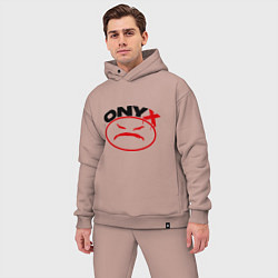 Мужской костюм оверсайз Onyx, цвет: пыльно-розовый — фото 2