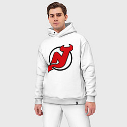 Мужской костюм оверсайз New Jersey Devils, цвет: белый — фото 2