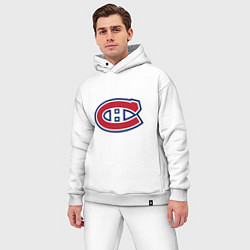 Мужской костюм оверсайз Montreal Canadiens цвета белый — фото 2
