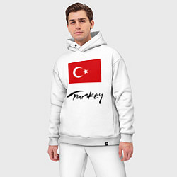 Мужской костюм оверсайз Turkey, цвет: белый — фото 2